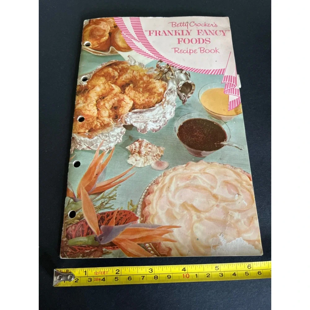 Vintage Betty Crocker Frankly Fancy Foods Recipe Book Mid Century Booklet